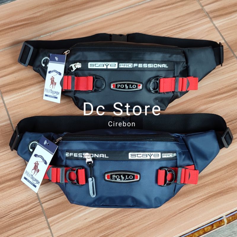 Tas Polo Original Pria Waistbag Sporty Selempang Bahu Dan Pinggang Terbaru