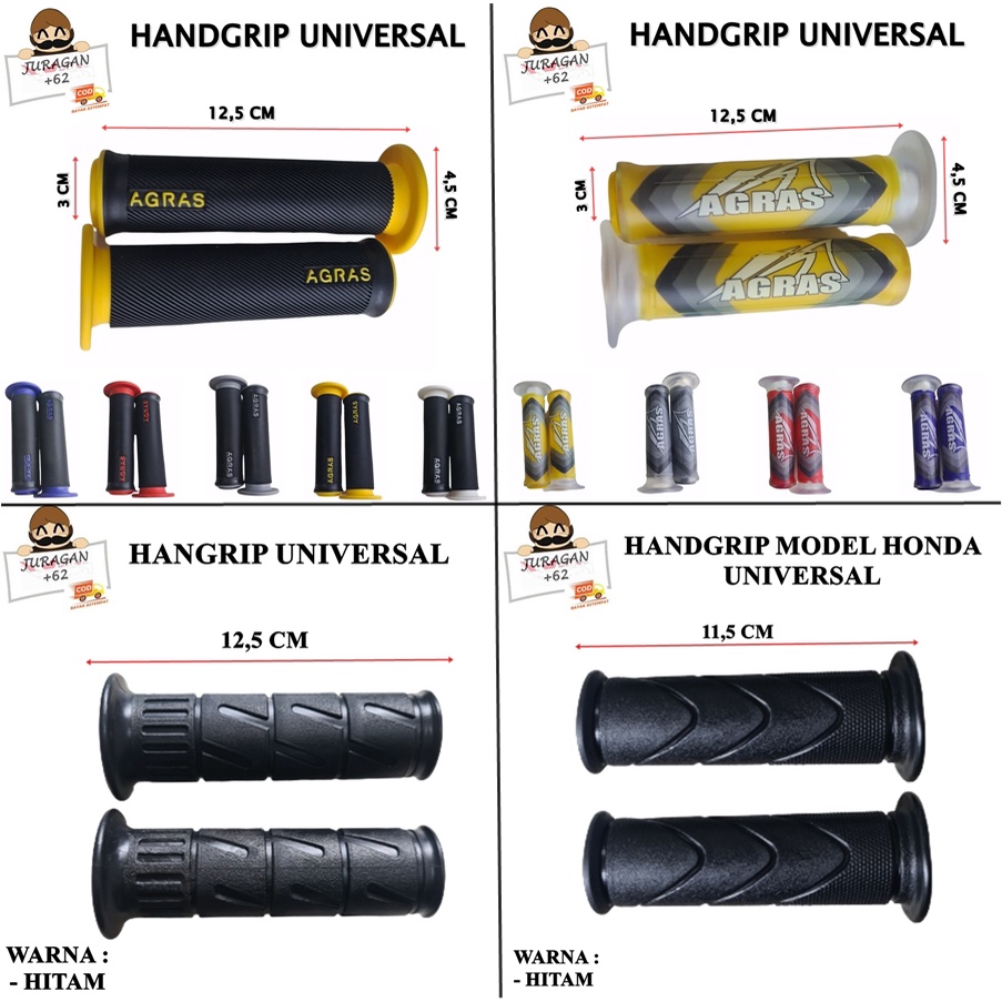 HANDGRIP HANGRIP MODEL KAZE STANDAR HONDA ARMY AGRAS HANFAT BULU UNIVERSAL