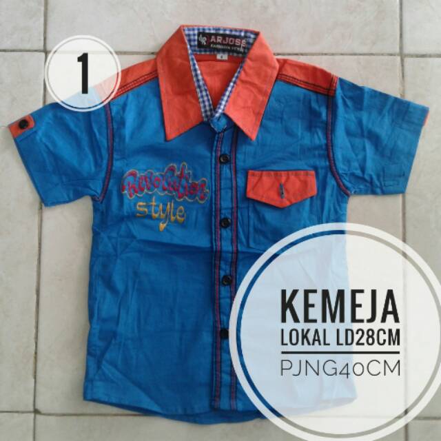 Kemeja anak sport
