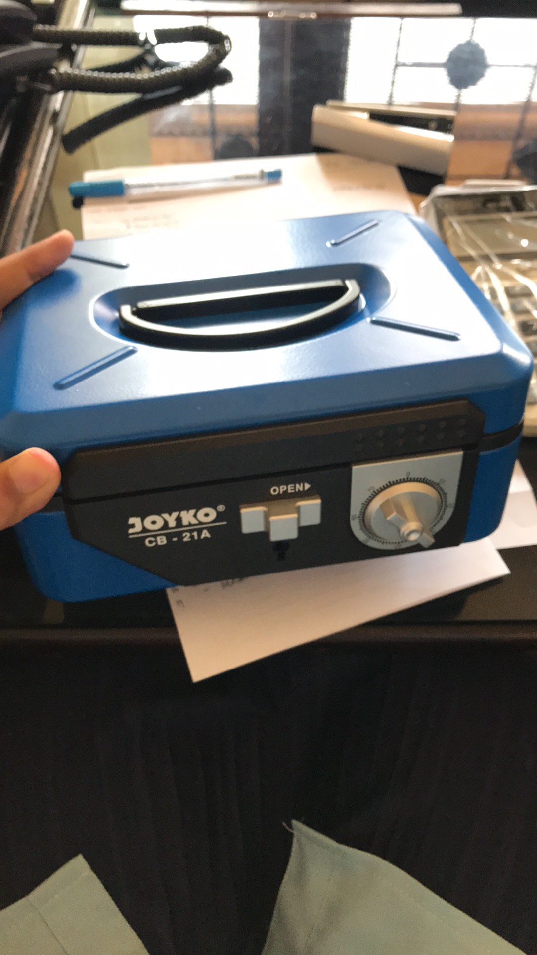 Cash Box Joyko Cb-21a / Cashbox Joyko Cb 21 / Brankas Uang Kotak Uang Perhiasan / Safety Deposit Box