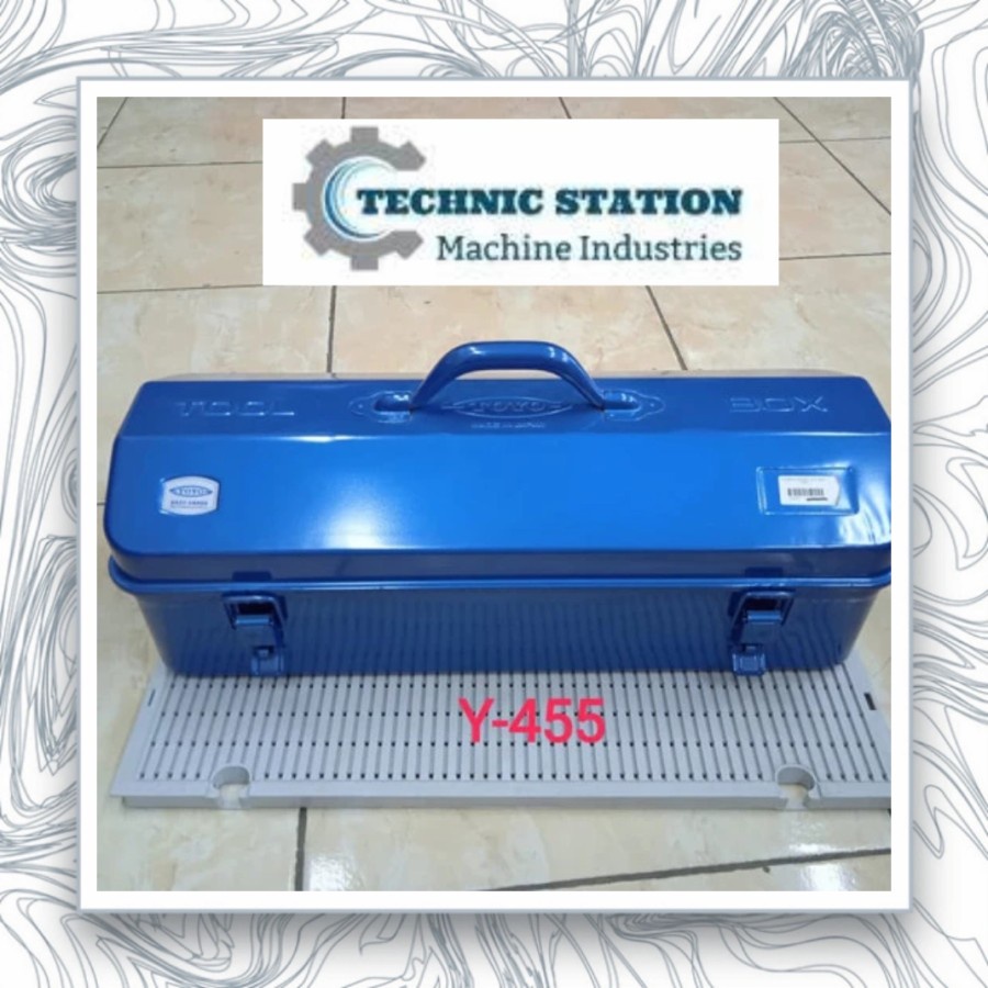 Jual Toolbox TOYO Y455 made in JAPAN 46x16x12,5cm tool box besi