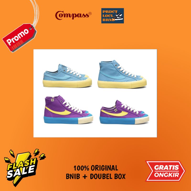 SEPATU COMPASS GAZELLE HIGH&amp;LOW BREBES / PURPLE HAZE