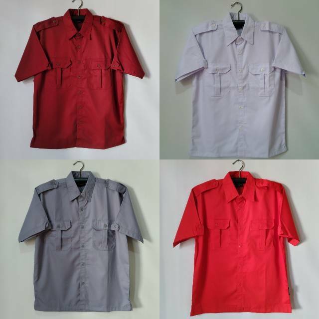 Kemeja Kerja Net tv PNS Transtv Ajudan Terbaru/seragam kerja pangkat PDL