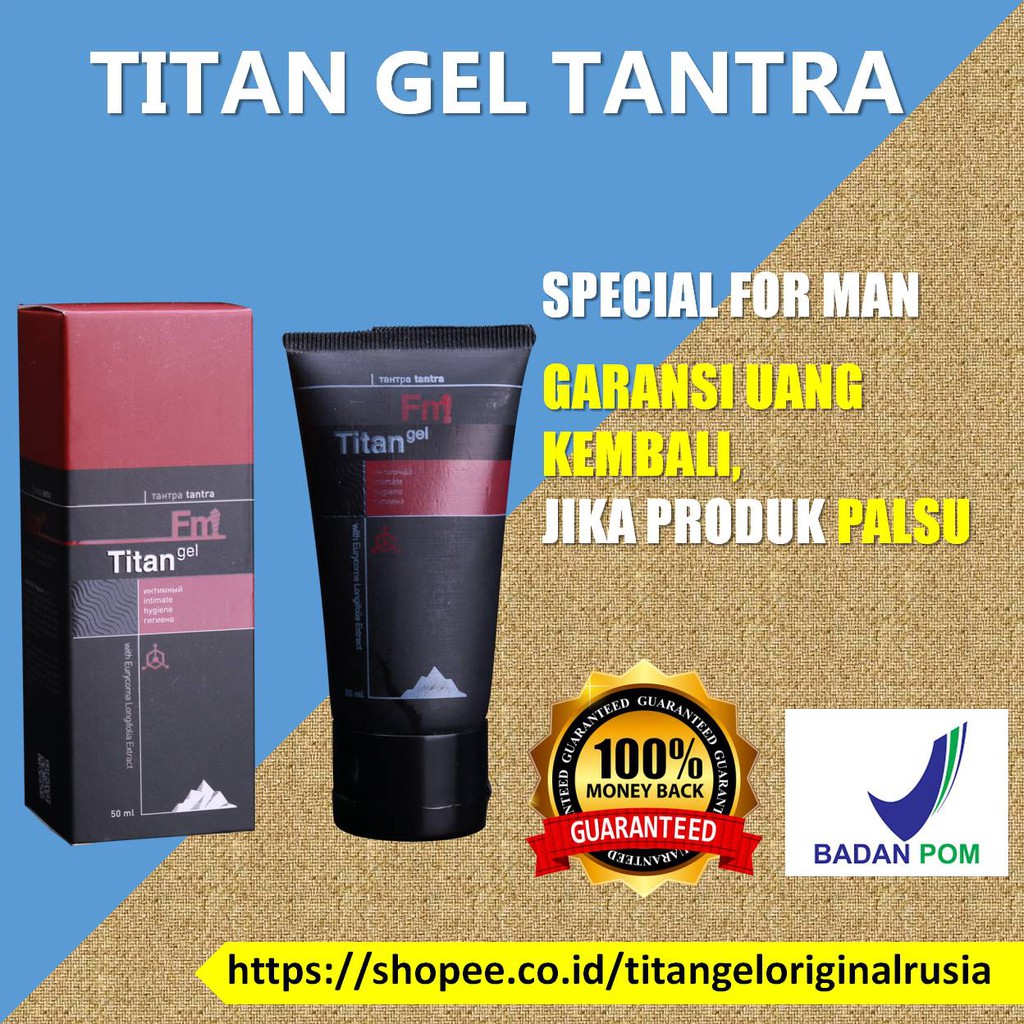 Titan Gel Titan Gel Original Pembesar Penis Pria obat kuat sex pria obat kuat pria Oles