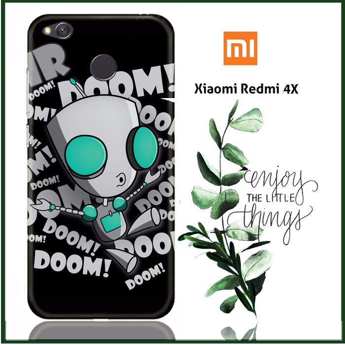 invader zim gir doom song Z0621 Xiaomi Redmi 4X Full Print 3D Case