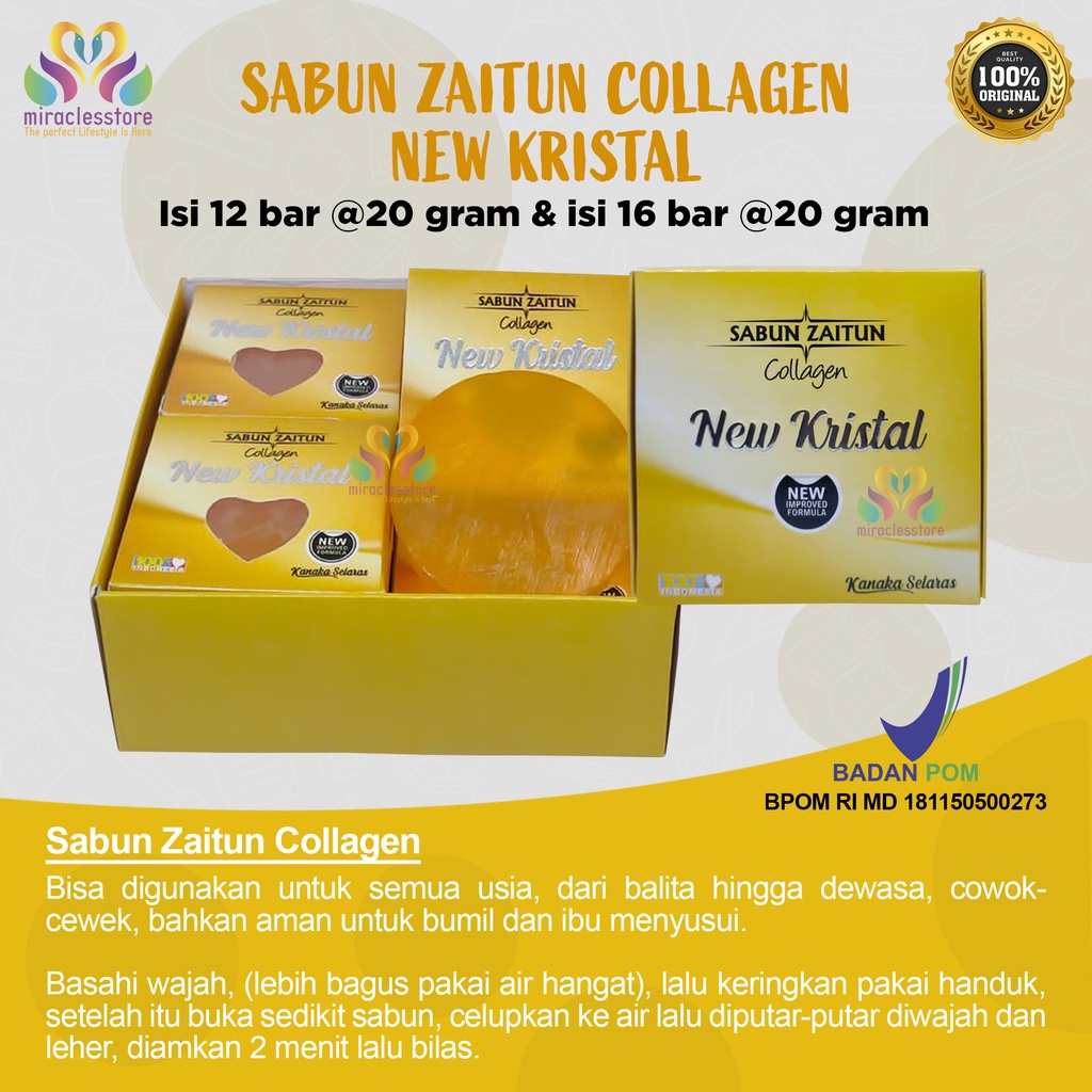Sabun Zaitun Collagen Original K-Selaras