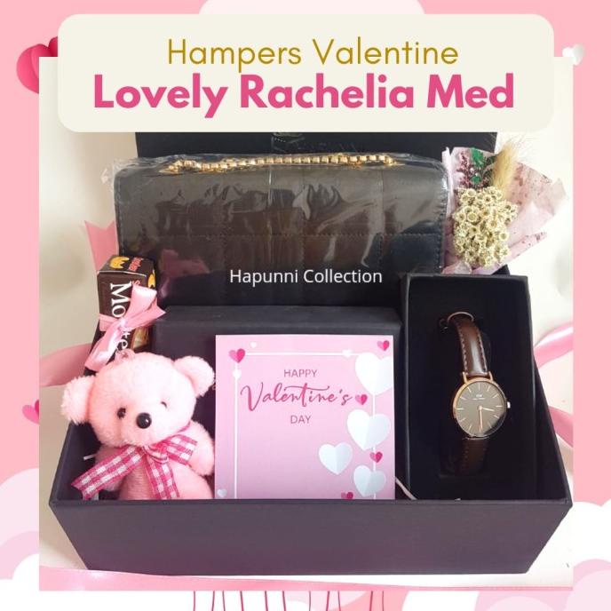

KADO VALENTINE HAMPERS CEWEK GIFT BOX LOVELY RACHELIA MED BY HAPUNNI DG654EAFVD