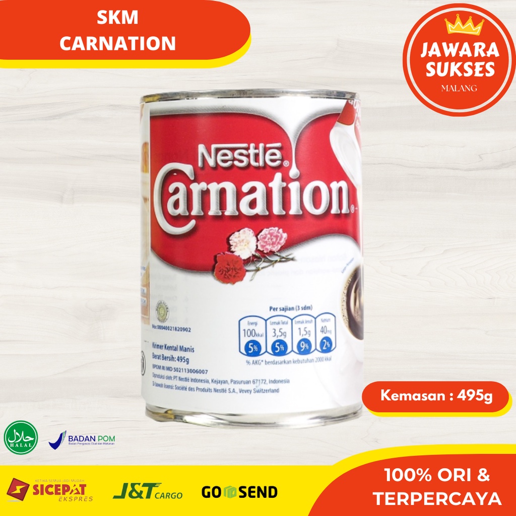 

Carnation Putih Susu Kental Manis 495gr | Nestle SKM Krimer Vanilla