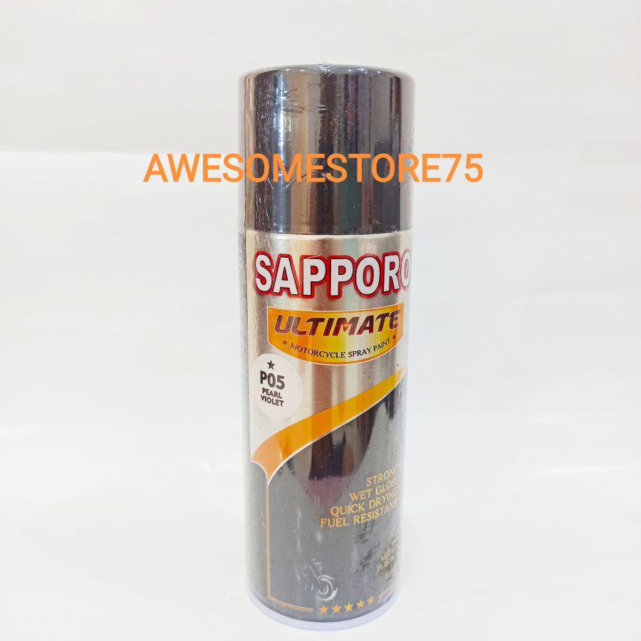 SAPPORO ULTIMATE P05 PEARL VIOLET Ungu Mutiara Transparan Cat Semprot Pylox Pilox