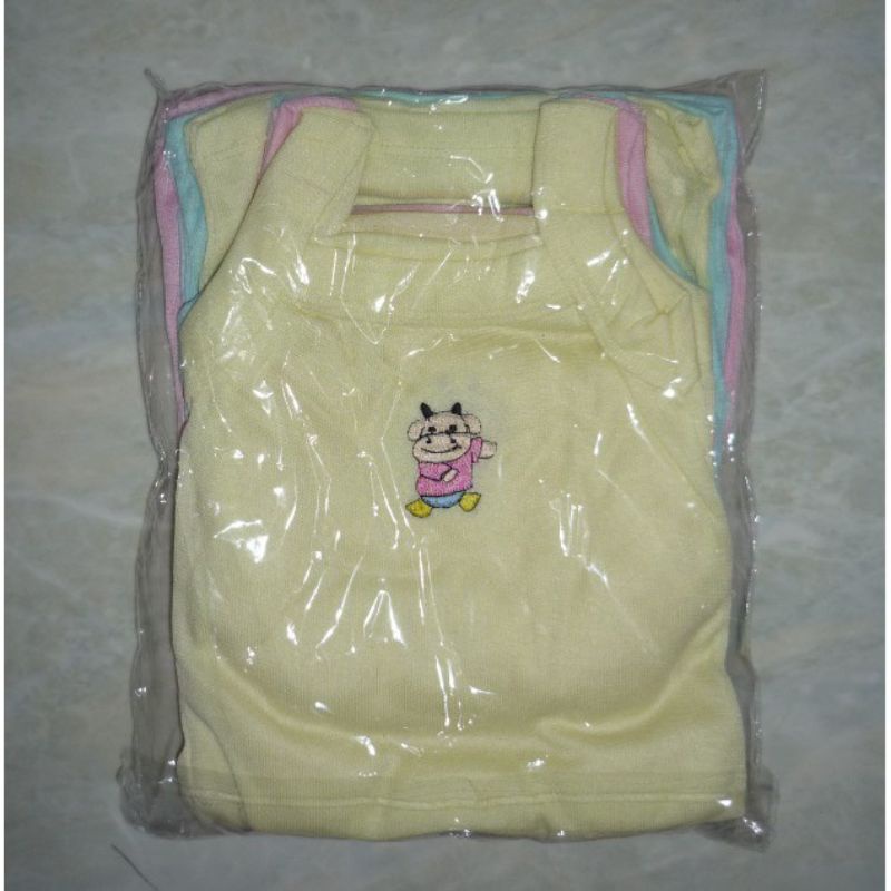 6 PCS Singlet Yukensi Bayi Sporot Unisex Bordir