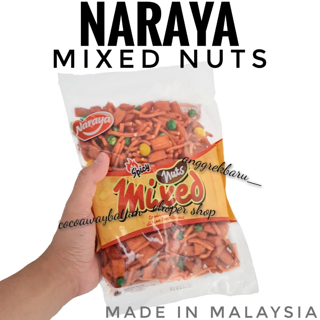 

Naraya Spicy Mixed Nuts 400gram / Kacang Campur Naraya