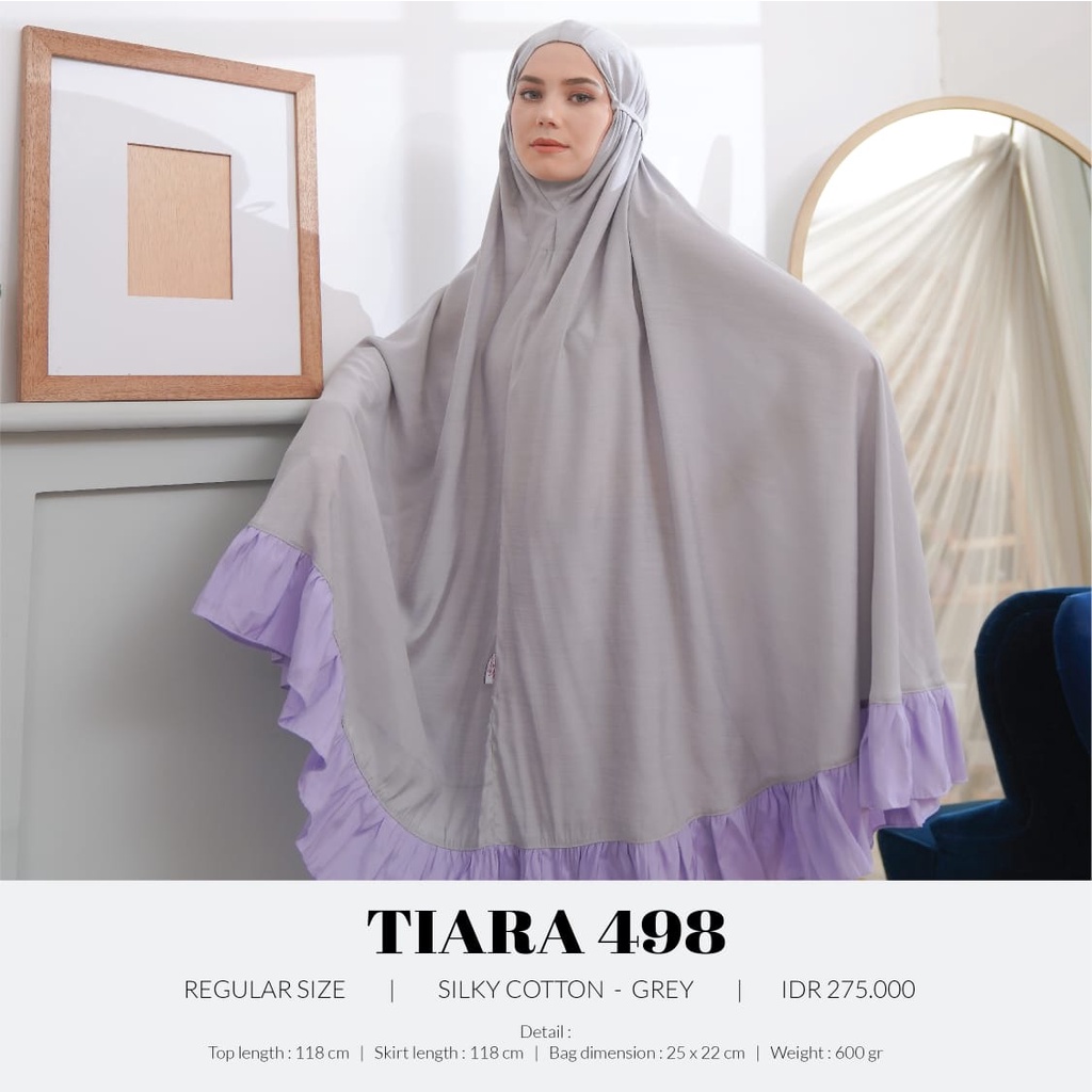Mukena Tatuis Tiara 498 Silky Cotton Regular Size