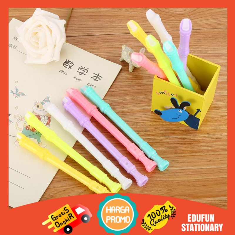 

Pena Unik Lucu Model Seluring Tiup / Pulpen Flute