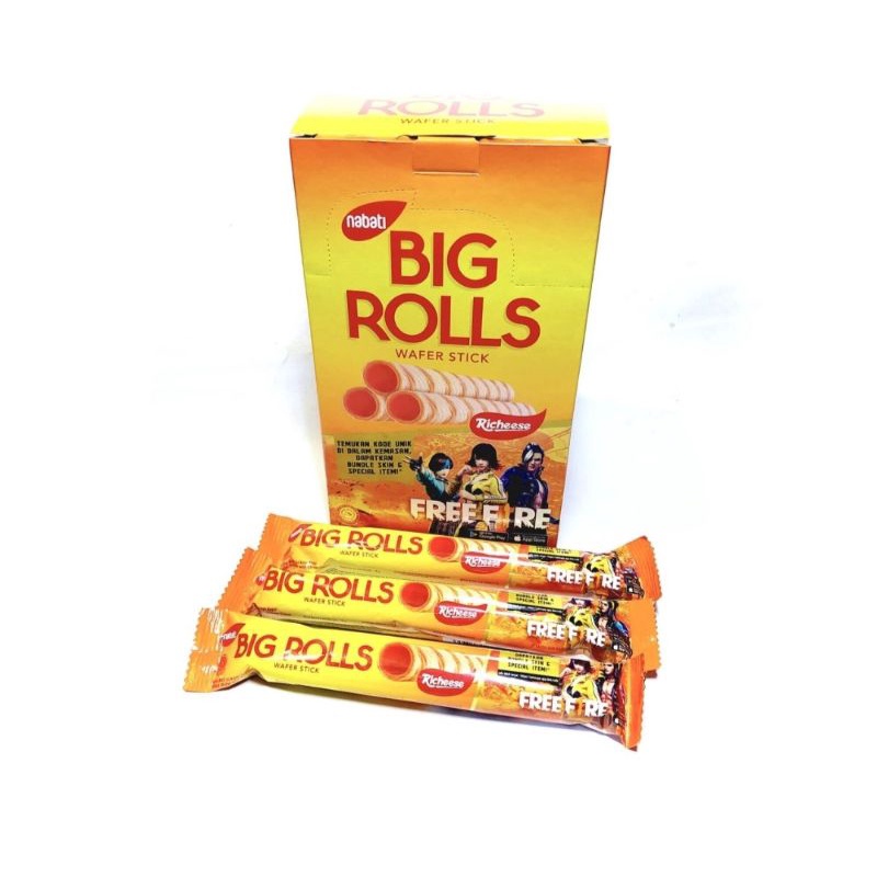 

Wafer Stick Nabati Big Rolls Box
