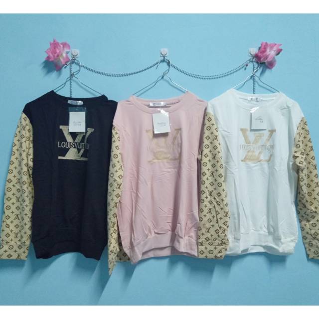 Kaos wanita LV LP Import Louis Vuitton