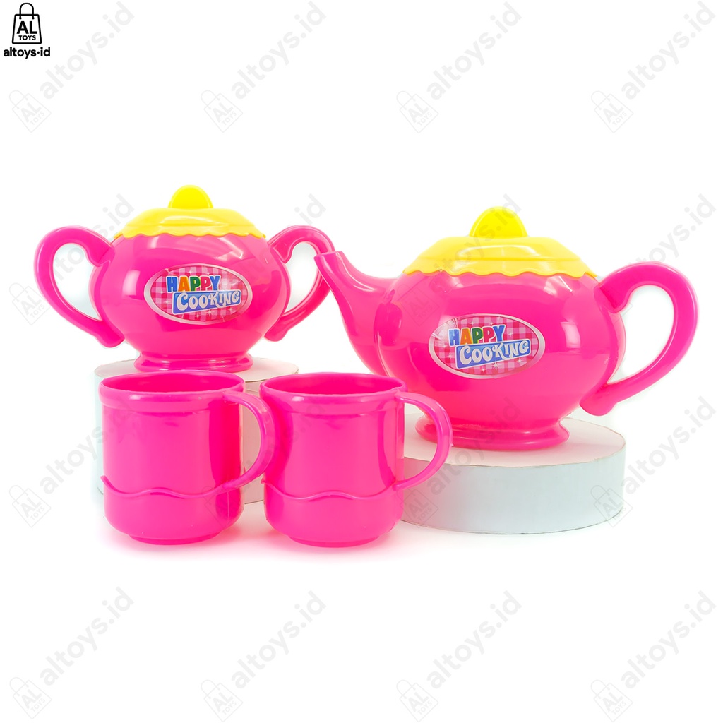 Happy Cooking Mainan Anak Cewek Keranjang Masak Masakan