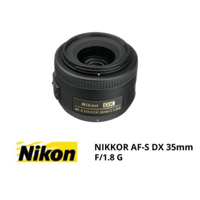 Lensa Nikon fix 35mm f1.8 G Original New