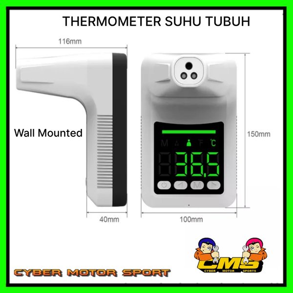 Thermometer digital infrared dinding bracket. termometer Wall mounted