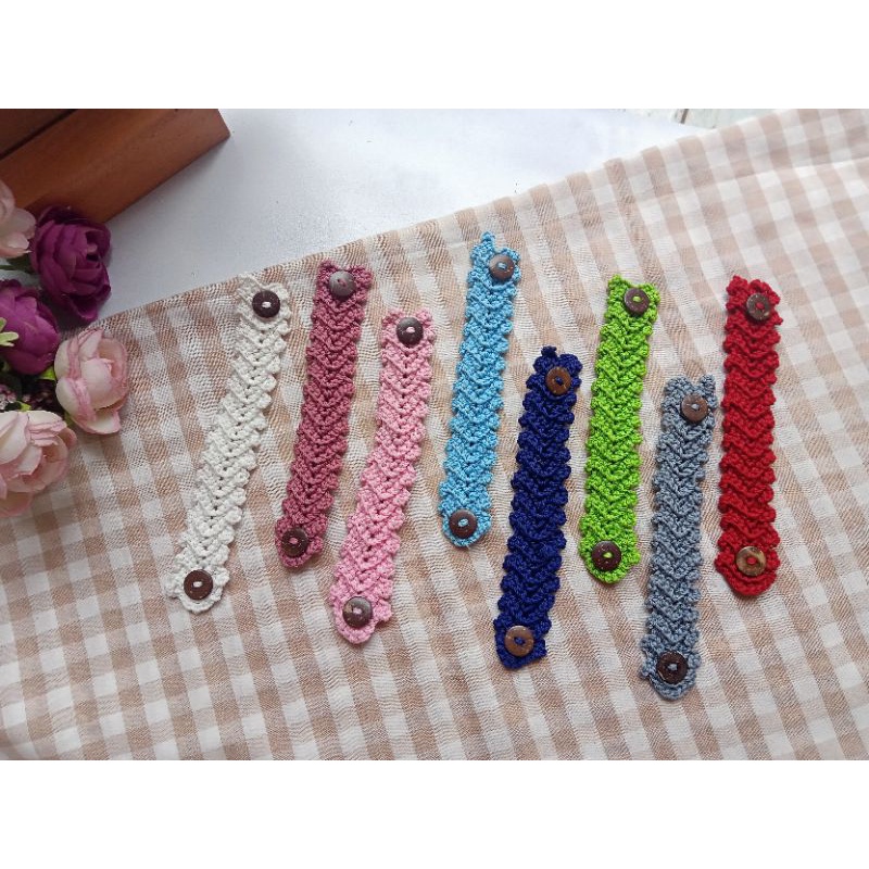 konektor masker - konektor masker rajut - konektor masker rajut cantik - konek