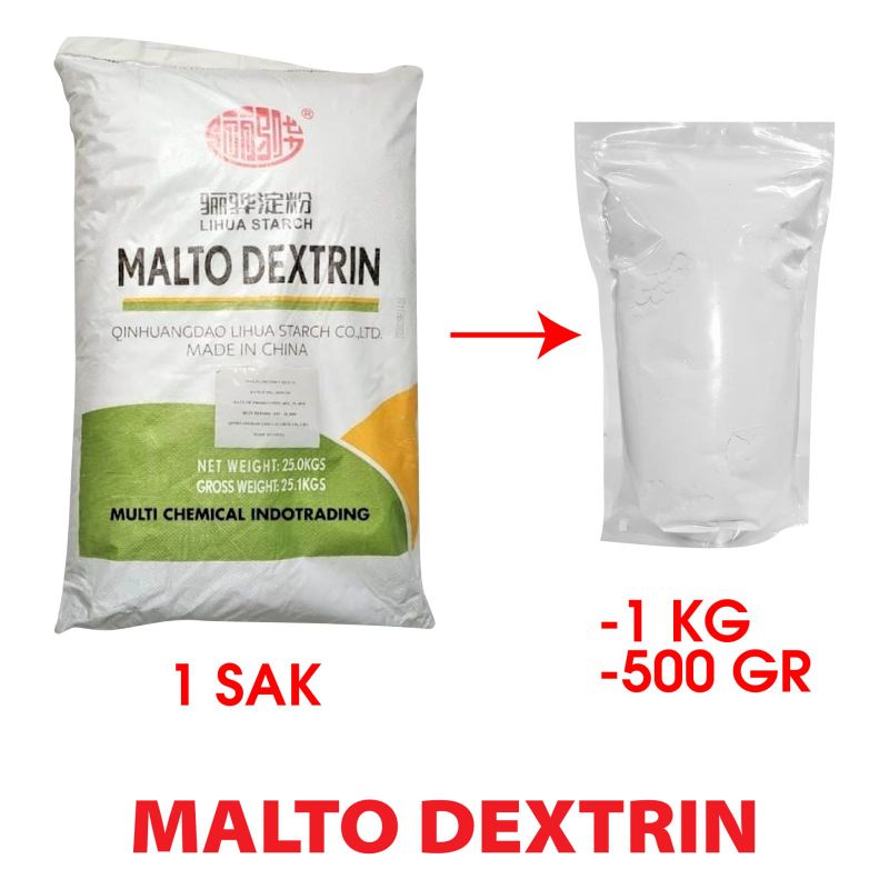 

Maltodextrine (1kg dan 500 kg)