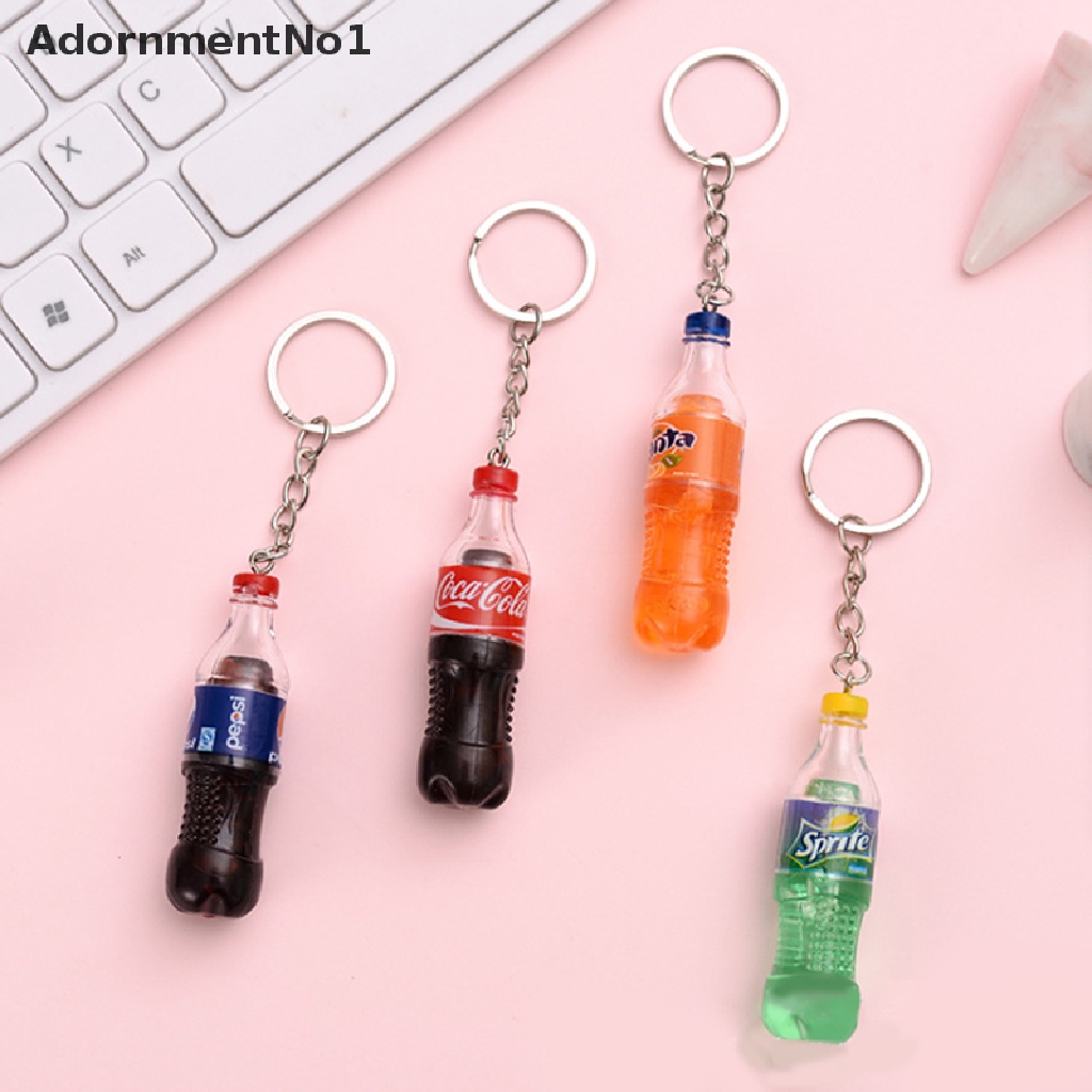 [AdornmentNo1] Fashion Drink Bottle Handmade Resin Charms Keychain Car Trinket Gift Souvenirs [new]