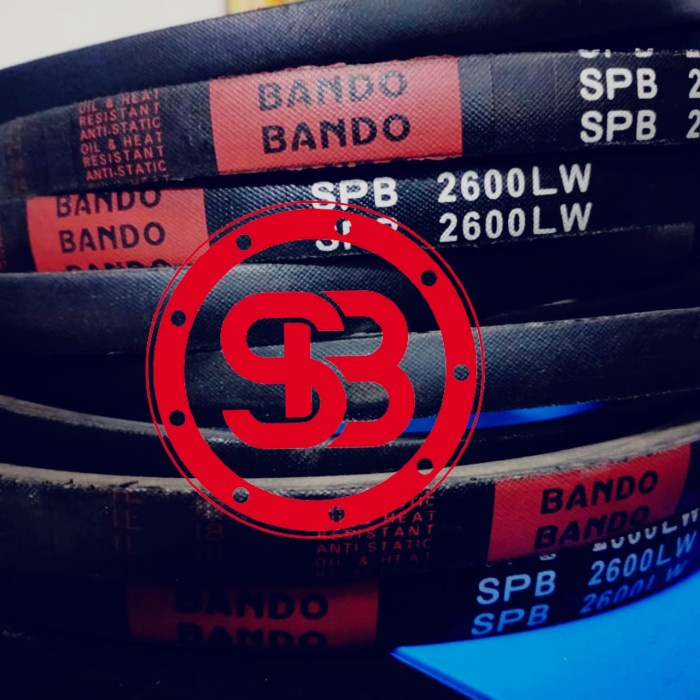 V BELT SPB 2600 / SPB2600 LW BANDO