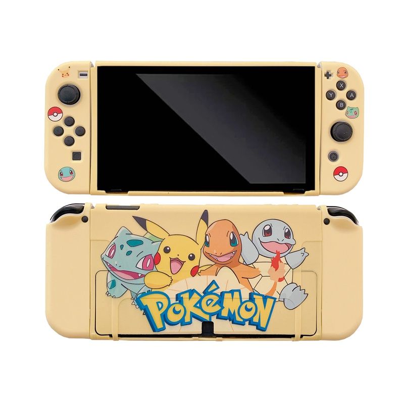 Case Nintendo Switch OLED v2 v1 Pokemon Softcase Silicone Casing Soft