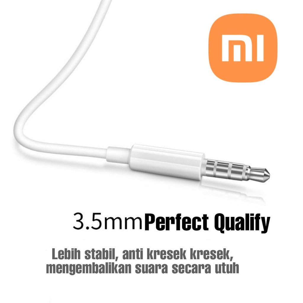 Headset xiaomi Original Xtra Bass copotan earphone Headset Cabutan original