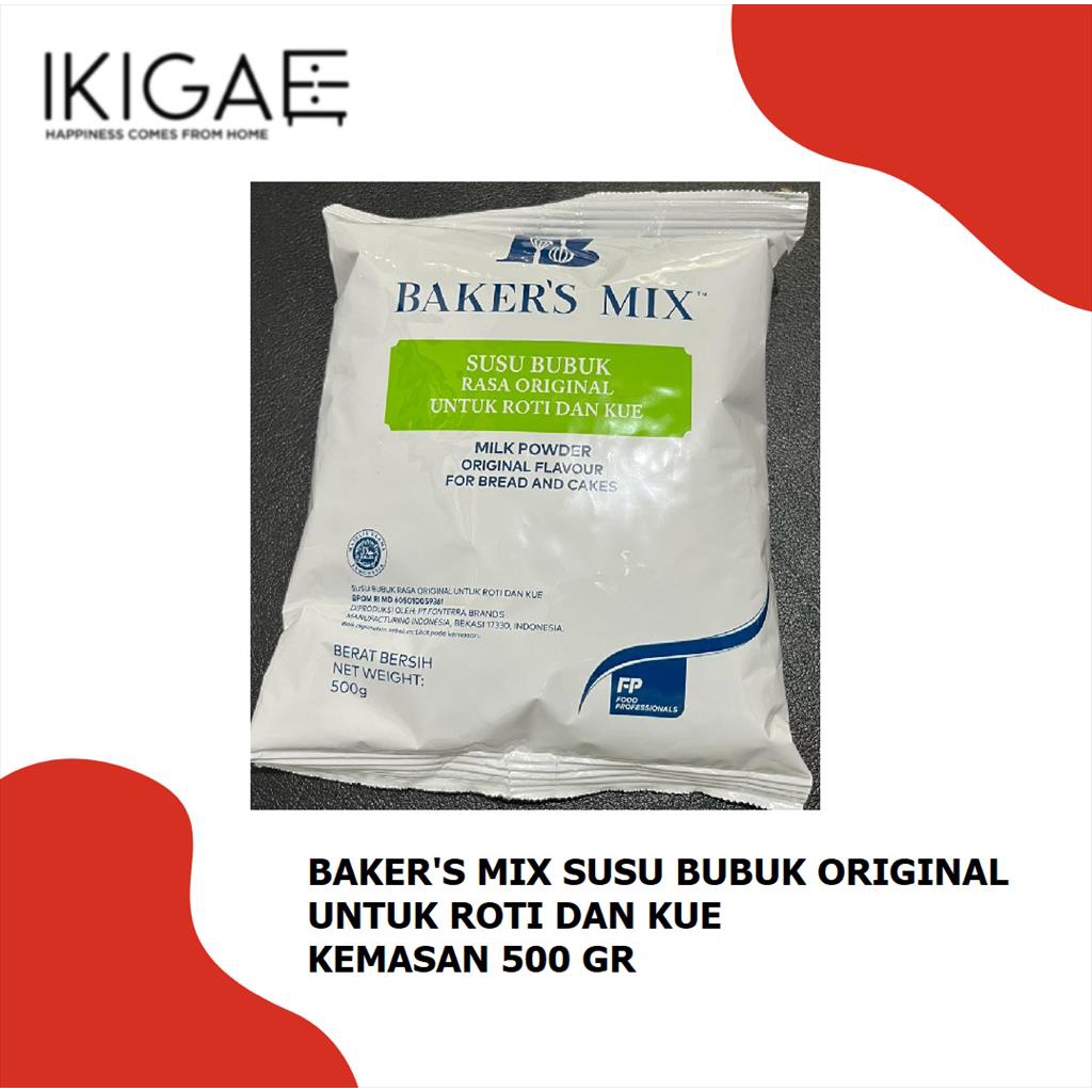 BAKER'S MIXED MILK POWDER /  SUSU BUBUK ORIGINAL 500 GR