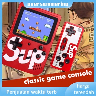 NEW Gameboy Retro 400 in 1 Games Mini Portabel SUPRIME Red Series Console Games 1 PLAYER / 2 PLAYER Konsol Permainan Mario