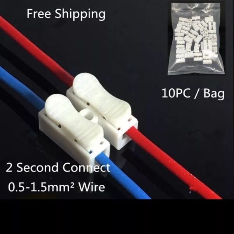 Jual Terminal Sambungan Kabel Quick Connect 2 Wire Shopee Indonesia