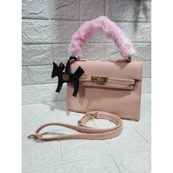 RLY TAS SELEMPANG *HORSE BULU* PREMIUM/SLINGBAG/HANDBAG