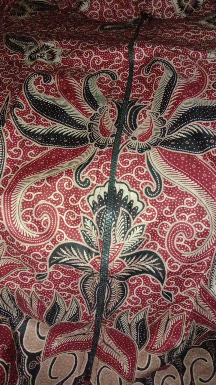 Ramabatik - (cod) Tunik Batik Wanita Zipper Depan Terbaru M,l,xl,xxl Dan Jumbo