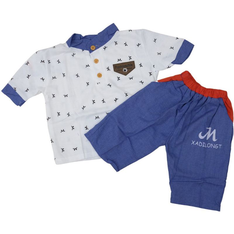 MAGKIDS Baju Setelan Anak Laki Laki stelan anak cowok baju Lebaran Korea Umur 2 3 4 Tahun