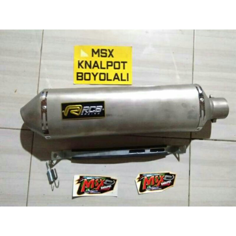silincer knalpot RCB kapsul Stainless Silincer only
