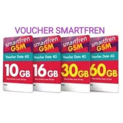 [BISA TEMBAK] Inject atau Voucher Smartfren 10GB, 16GB, 30GB, 60GB, Unlimited 1GB, Unlimited Lite