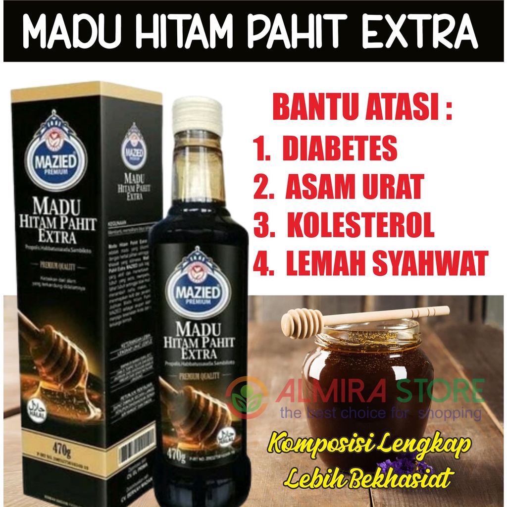 Madu Hitam Pahit Extra Propolis Habbatussauda Madu Hitam Pahit Plus Propolis Madu Hitam Asli Madu He