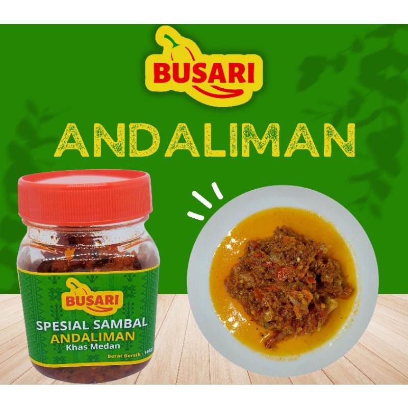 Jual SAMBAL ANDALIMAN BUSARI DIJAMIN ENAK & MANTAP | Shopee Indonesia