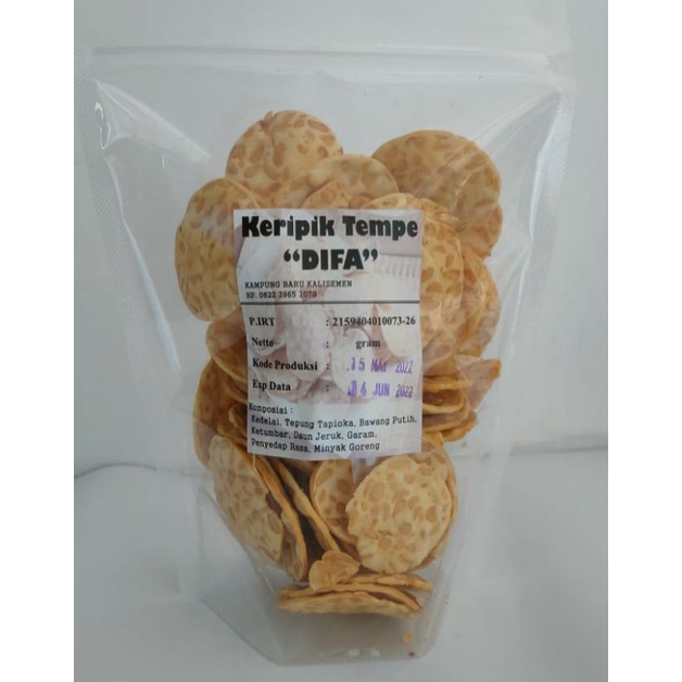 

kripik tempe DIFA