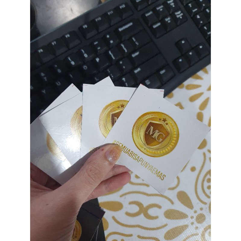

stiker MINIGOLD, EOA, EMAS MINI, DLL
