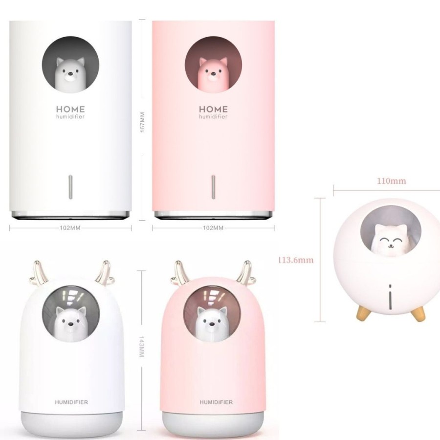 Humidifier Diffuser Pelembab Ruangan Beruang Ultrasonic Aromatheraphy