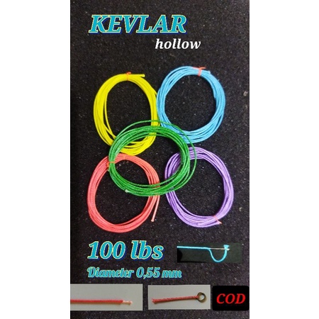 KEVLAR HOLLOW Kevlar assist hook/assist line 100 lbs