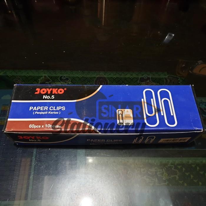 

Klip | Clip No 5 Joyko 1Box Isi 10Pak