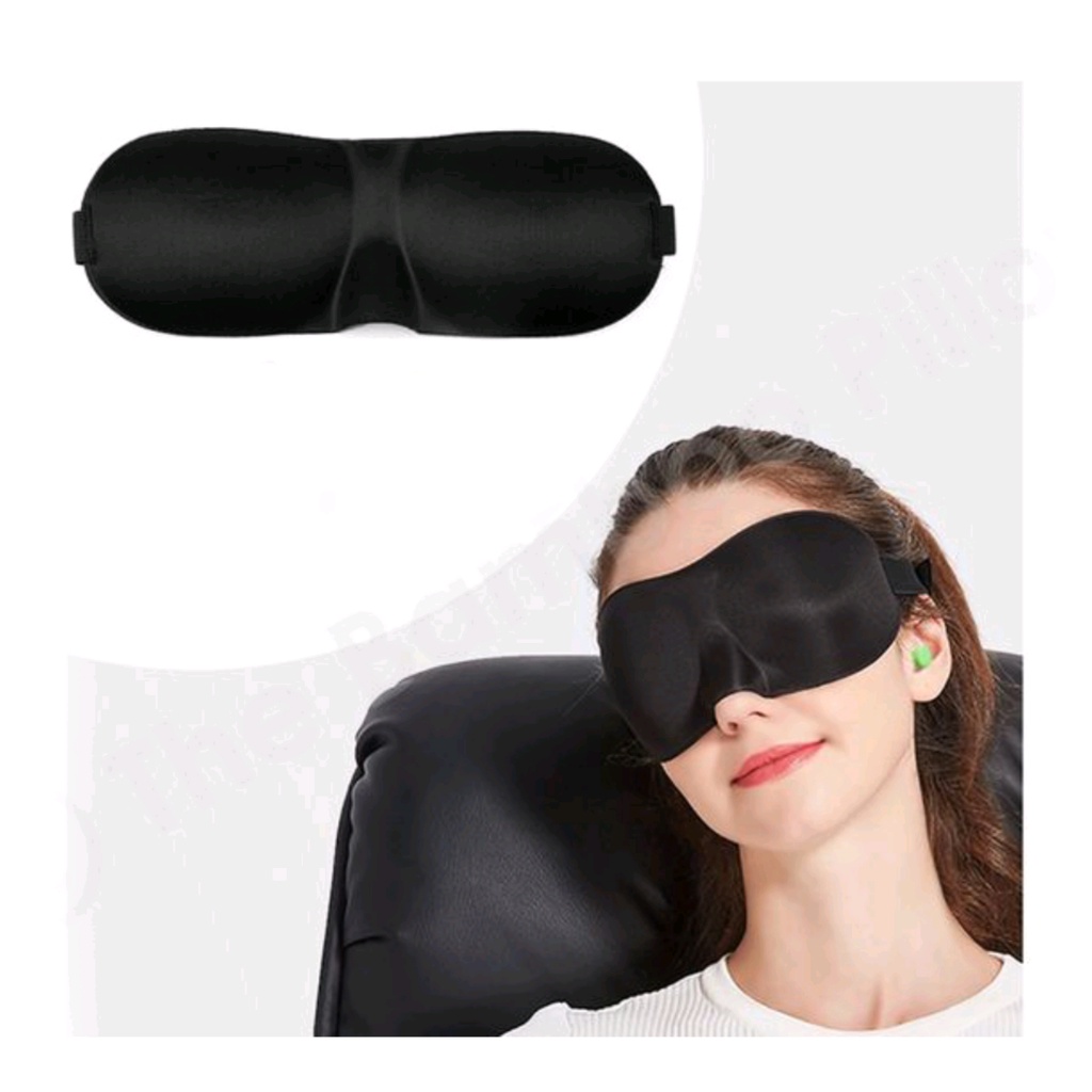 Penutup Mata Tidur 3D Sleep Mask Eye Mask Travel Masker Pelelap Tidur insomnia Soft Sleeping Googles Kacamata Tidur - Warna