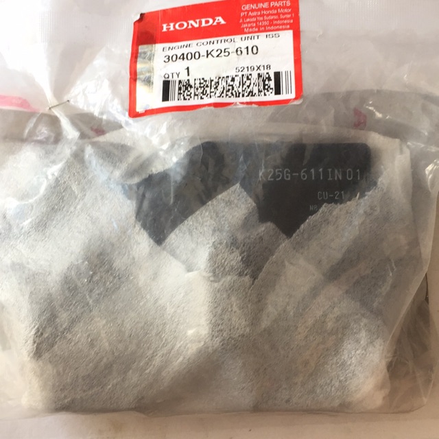 ECU ORIGINAL honda Beat fi Stater halus ISS