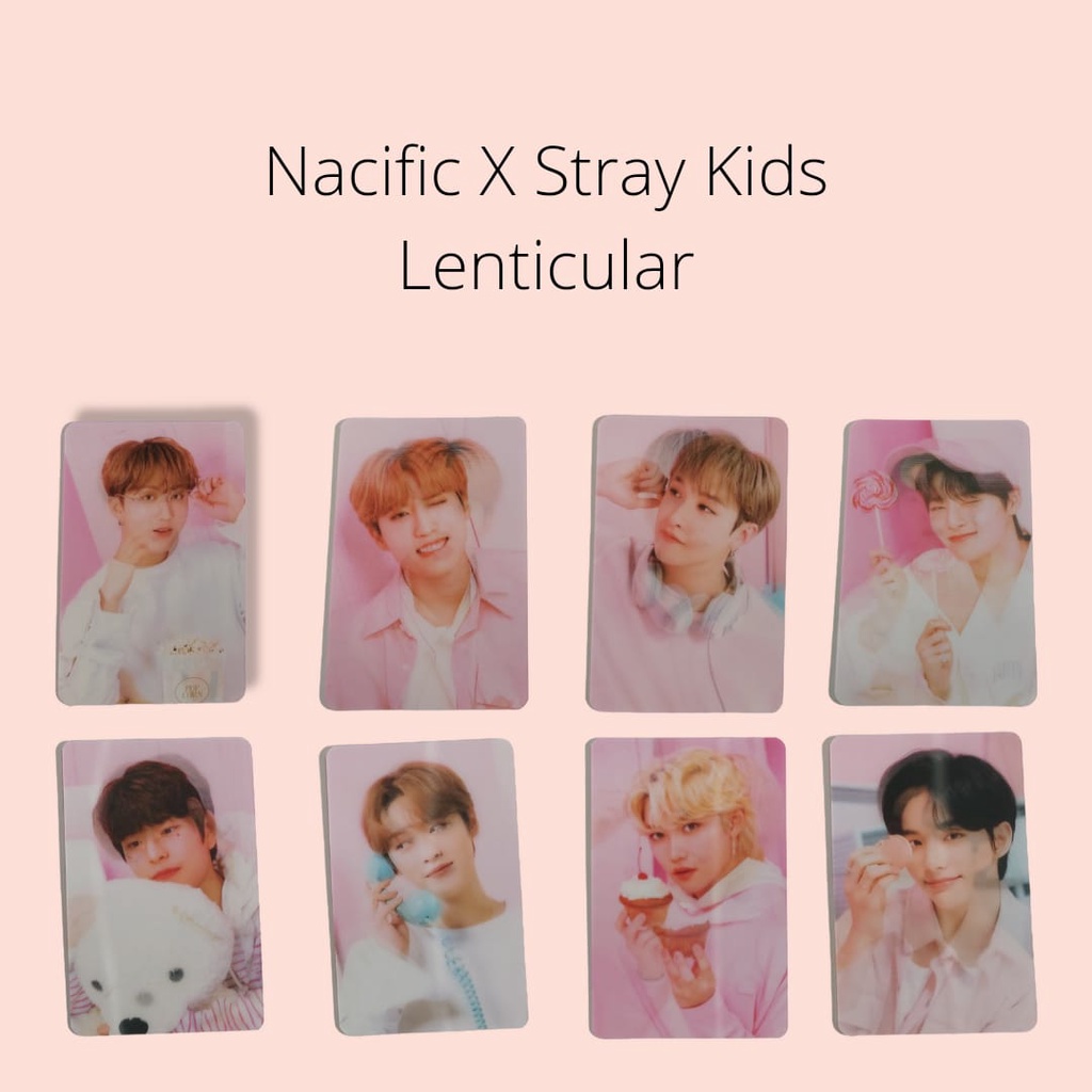 Stray Kids - SKZ - Photocard NACIFIC Lenticular Official (Ready)