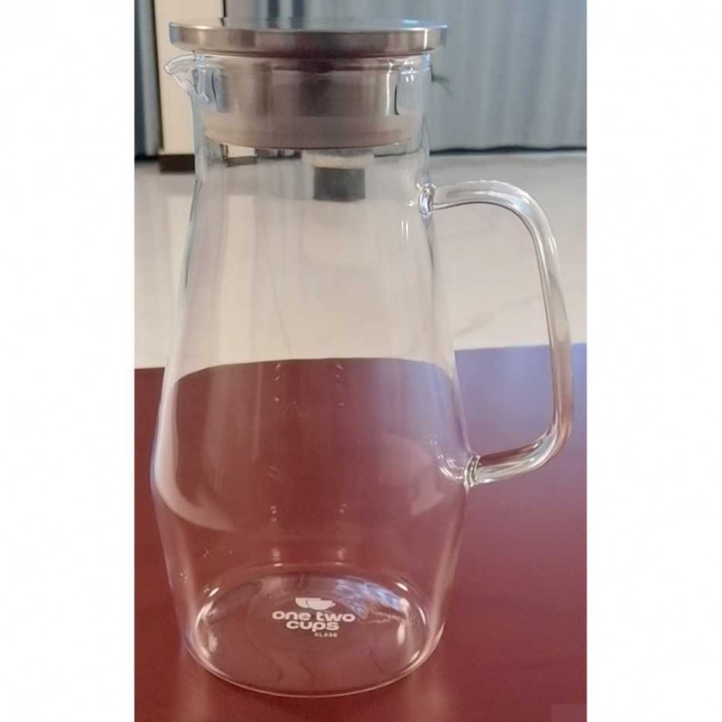 Teko Kaca Pitcher Teh Chinese Teapot Maker Borosilicate Glass 1.6L Otc