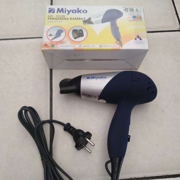 Hair Dryer Listrik Miyako HD-550 B/H