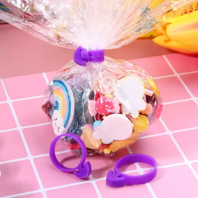 Karet pengikat Piping Bag Icing Silicone / Karet Pengikat plastik bahan Silicone Tali Pengikat Serbaguna