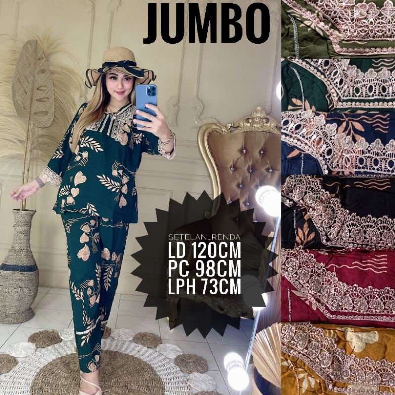 [NEW] Piyama Wanita Setelan CPLP Daster Arab Jumbo Motif Love Daun Kecil Termurah Kekinian / Daster 